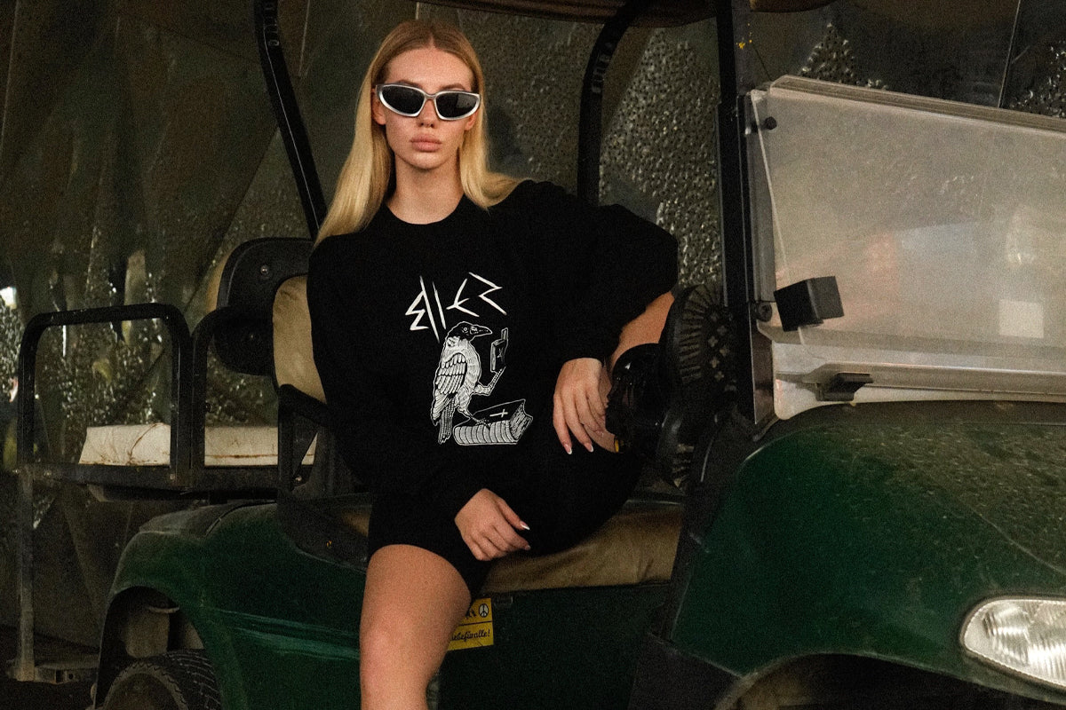 RAVEN LONGSLEEVE – gotycki streetwear z charakterem